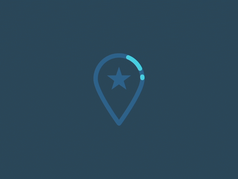 UX animation: location pre-loader