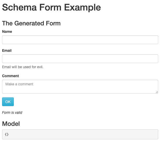 Schemaform screenshot