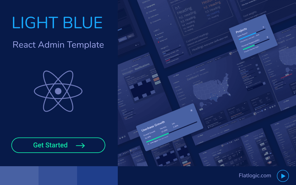 Light Blue admin template