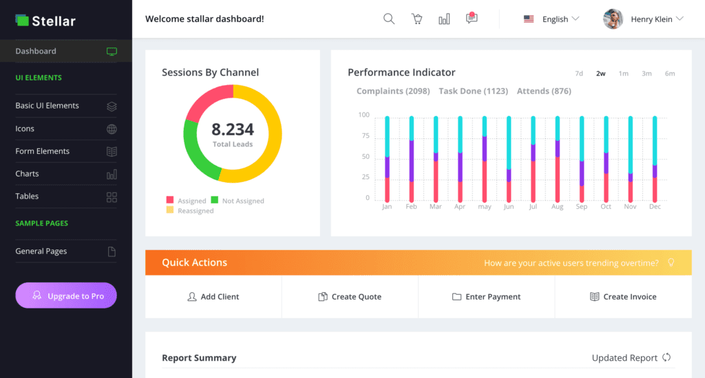 BootstrapDash Admin Dashboard Template screenshot