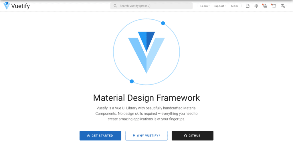 vuetify Bootstrap Alternative