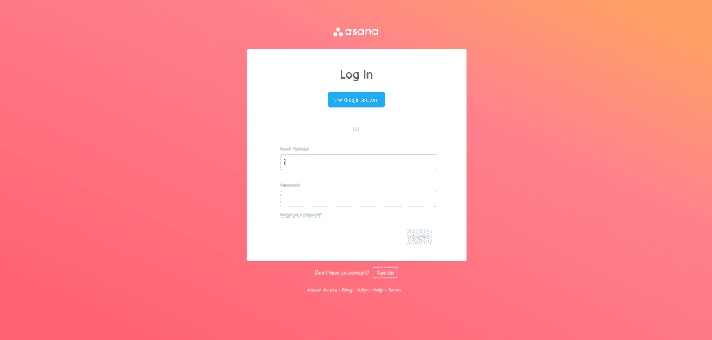 UX trends example: Asana