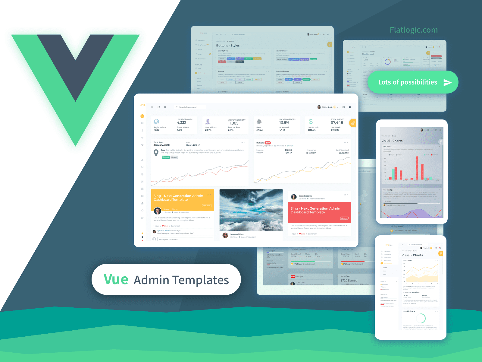 Top 6 Vue Admin Templates