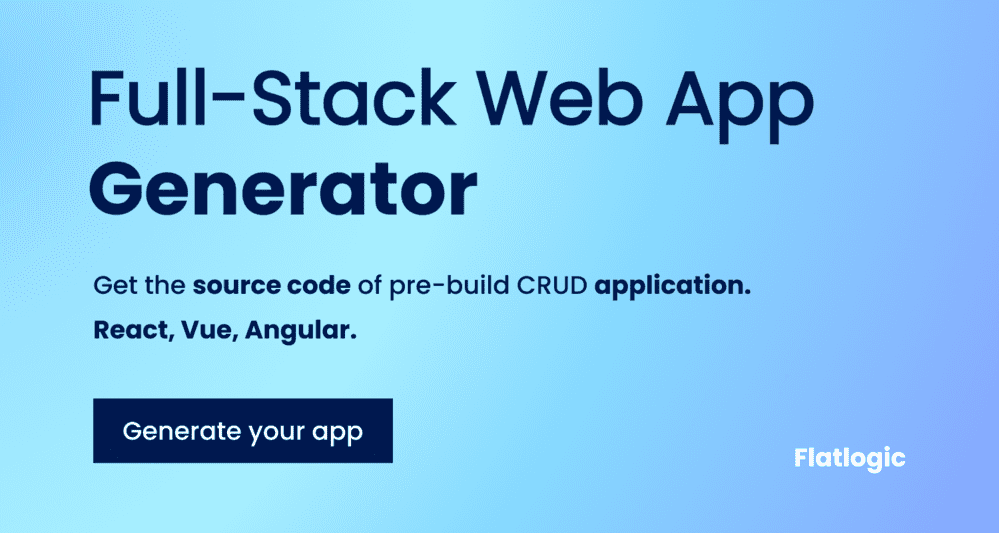 Web App Generator by Flatlogic.com